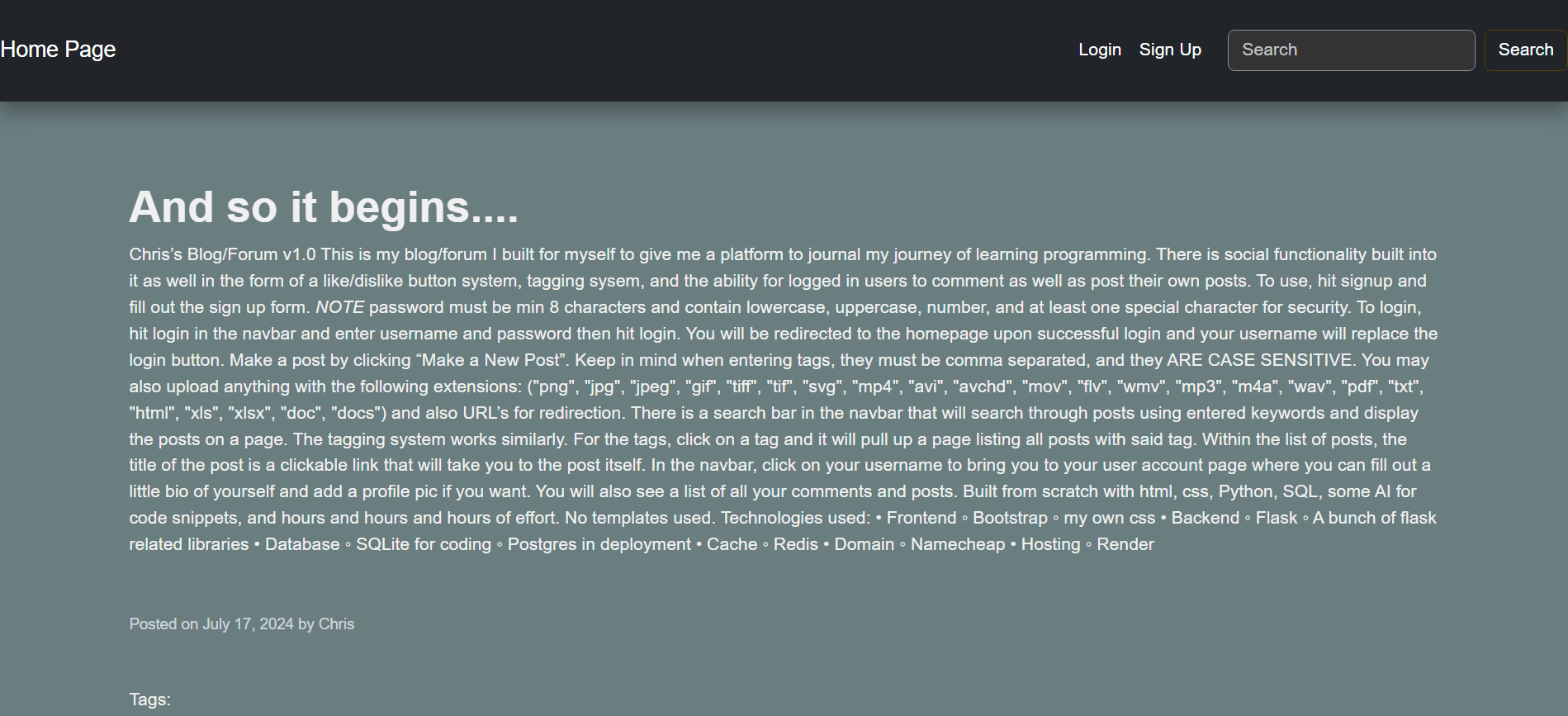 Blog Post 1